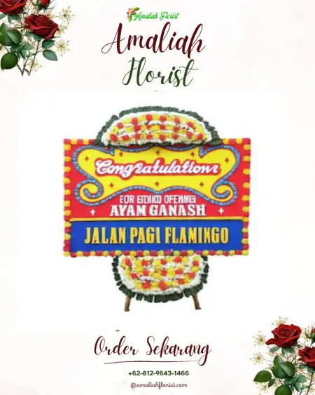 Sewa Papan Bunga Manggong